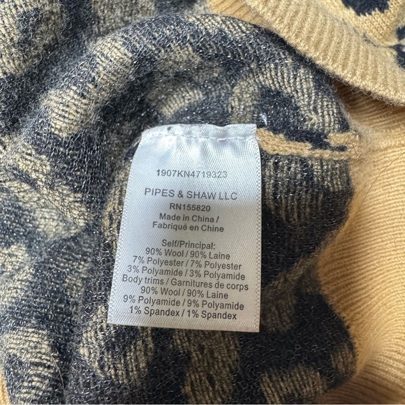 Veronica Beard Penny Leopard Print Sweater XSmall - Picture 7 of 13